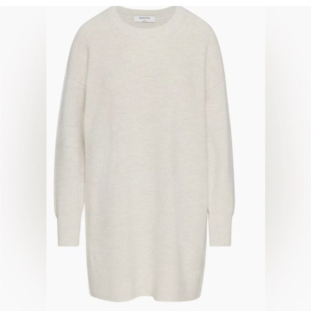 Aritzia Babaton 100% merino wool long sleeve Matisse mini sweater dress size M